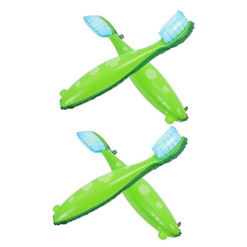 Luxshiny 4 Stücke Zahnbürste Ballon Große Dekoration Übergroßen Großen Party Riesen Zahnbürsten Zahnbürste Zahn Gesundheit Ballon von Luxshiny