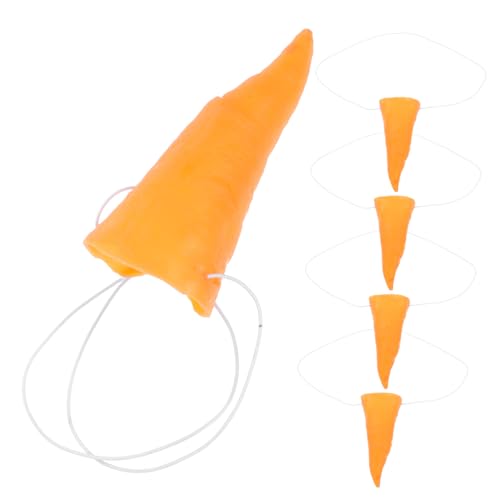 Luxshiny 5stücke Witch Carrot Nose Zubehör Elastische Karottennase Für Kostüme Für Halloween Und Cosplay Leichtes Vinyl Sicherer Sitz Für Altersgruppen Luxshiny 5stücke Witch Carrot Nose Zubehör Elastische Karottennase Für Kostüme Für Halloween Und Cosplay Leichtes Vinyl Sicherer Sitz Für Altersgruppen von Luxshiny