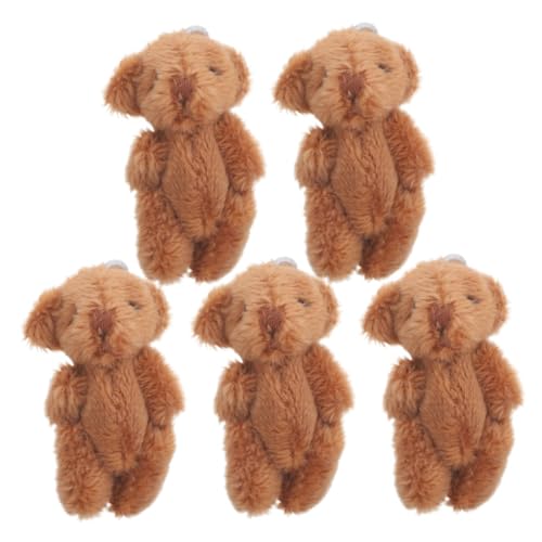 Luxshiny 5 Stück ausgestopfte Tiere Stofftier Bär Bärendekorationen Taschenbär Bär Schlüsselanhänger Minibären Mini Stofftiere kleine Bären Tierschlüsselketten Kleiner Bär Plüsch Kaffee Luxshiny 5 Stück ausgestopfte Tiere Stofftier Bär Bärendekorationen Taschenbär Bär Schlüsselanhänger Minibären Mini Stofftiere kleine Bären Tierschlüsselketten Kleiner Bär Plüsch Kaffee von Luxshiny