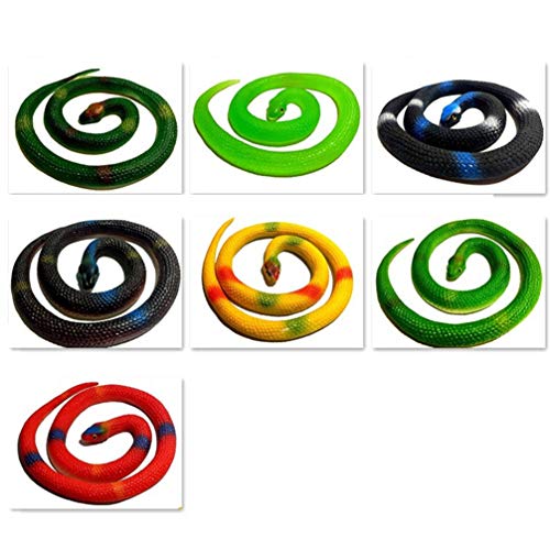 Luxshiny 5-Teiliges Realistisches Schlangenset Aus Gummi – Gruseliges Streichspielzeug Für Halloween Aprilscherze Und Cosplay – Lebensechte Kunstschlangen Für Partydekorationen Und Luxshiny 5-Teiliges Realistisches Schlangenset Aus Gummi – Gruseliges Streichspielzeug Für Halloween Aprilscherze Und Cosplay – Lebensechte Kunstschlangen Für Partydekorationen Und von Luxshiny