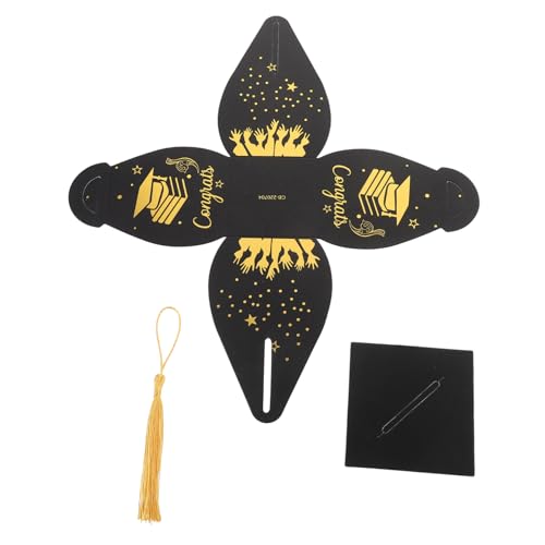 Luxshiny 50 Stück Abschluss Geschenkschachteln mit Quasten Kreative Bachelor Hut Süßigkeitenboxen für Abschlussfeiern Hochzeiten und Partys Robuste und Leicht Handhabbare Papierboxen für Luxshiny 50 Stück Abschluss Geschenkschachteln mit Quasten Kreative Bachelor Hut Süßigkeitenboxen für Abschlussfeiern Hochzeiten und Partys Robuste und Leicht Handhabbare Papierboxen für von Luxshiny