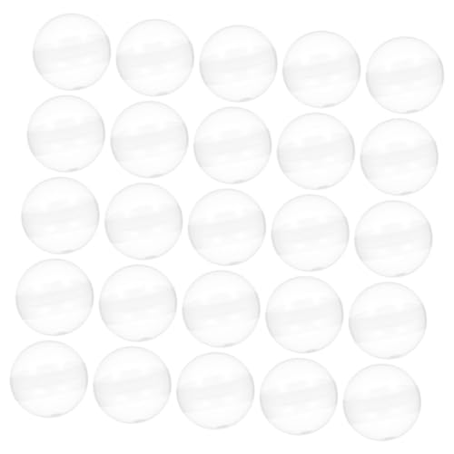 Luxshiny 50 Stück Gacha-Schale Minature Muscheln Handwerk Clear Rohrkegelkapseln Kapseln Runde Kapseln Aus Dem Automaten Simulationsschalen Transparent Plastik von Luxshiny