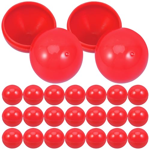 Luxshiny 50 Stücke Bälle Ornamente Verlosung Zeichnung Bälle Party Aktivität Kunststoff Öffnende Ball Requisiten von Luxshiny