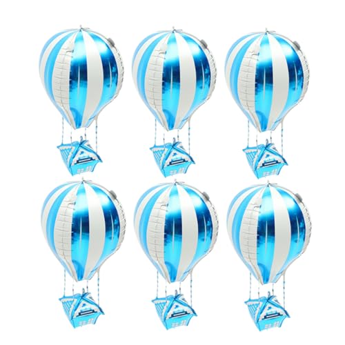 Luxshiny 6 Stück Heißluftballon Dekoration Helium Folienballons Aluminium Heißluftballon Heißluftballon Klassenzimmer Dekoration Helium Dekorationsballon Partyballon Aluminiumfolie Luxshiny 6 Stück Heißluftballon Dekoration Helium Folienballons Aluminium Heißluftballon Heißluftballon Klassenzimmer Dekoration Helium Dekorationsballon Partyballon Aluminiumfolie von Luxshiny