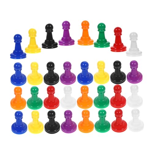 Luxshiny 64 Stück Brettspielstücke Spielkartenständer Bauern im Spiel Kettendreieck-Schachspiel Token-Board chinesisches Schach Komponenten für Tischspiele Bingo-Marker-Chips Plastik Luxshiny 64 Stück Brettspielstücke Spielkartenständer Bauern im Spiel Kettendreieck-Schachspiel Token-Board chinesisches Schach Komponenten für Tischspiele Bingo-Marker-Chips Plastik von Luxshiny