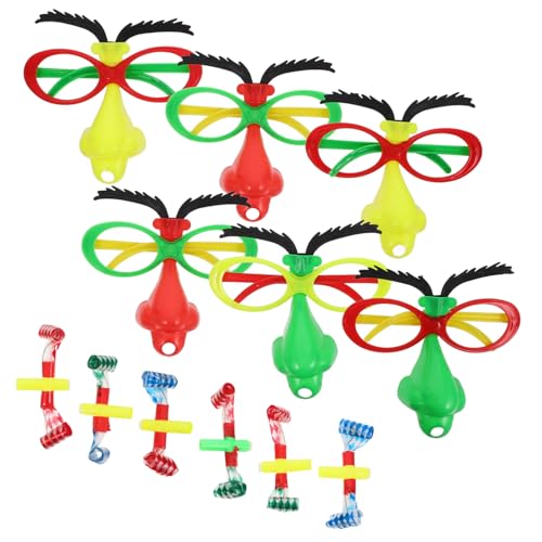 Luxshiny 6stücke Lustige Brillen Mit Großer Nase Und Augenbrauen Für Halloween Partys Und Cosplay Wiederverwendbare Spaßbrille Für Erwachsene Für Komfort Und Langlebigkeit Luxshiny 6stücke Lustige Brillen Mit Großer Nase Und Augenbrauen Für Halloween Partys Und Cosplay Wiederverwendbare Spaßbrille Für Erwachsene Für Komfort Und Langlebigkeit von Luxshiny