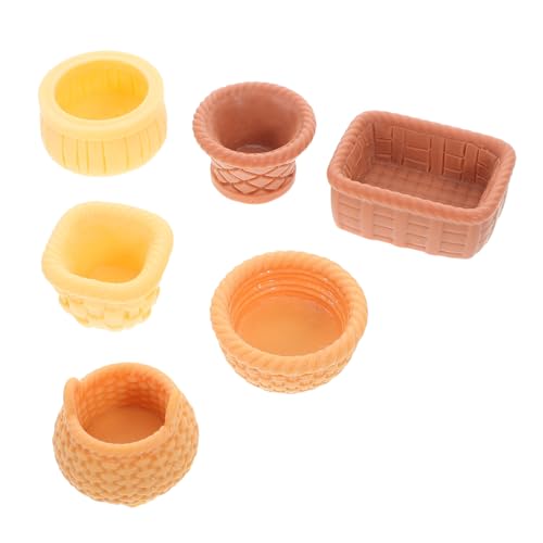 Luxshiny 6stücke Miniatur Körbe Für Landschaftsgestaltung Resin Handwerk Miniatur Körbe Für Puppenhaus Dekoration Kleine Obstkörbe Und Deko-Elemente Für Kreative Projekte Luxshiny 6stücke Miniatur Körbe Für Landschaftsgestaltung Resin Handwerk Miniatur Körbe Für Puppenhaus Dekoration Kleine Obstkörbe Und Deko-Elemente Für Kreative Projekte von Luxshiny