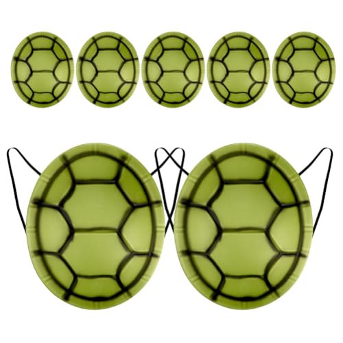 Luxshiny 7-Teiliger Schildkrötenpanzer-Rucksack Für Kinder: Halloween-Cosplay-Kostüm Aus Schildkrötenpanzer Für Rollenspiel-Mottopartys von Luxshiny