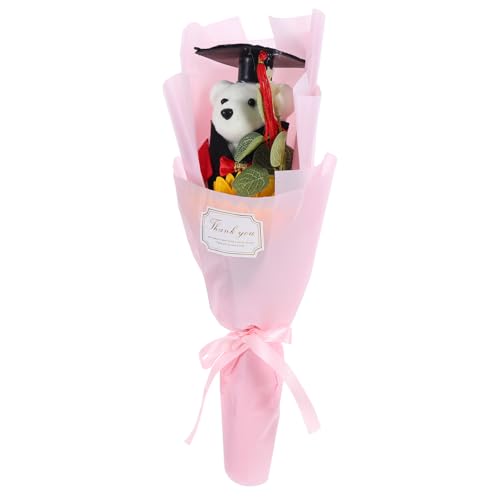 Luxshiny Bezaubernder Blumenstrauß Zur Abschlussfeier – Blumenarrangement Aus Plüschbär Mit Abschlusskappe Als Partygeschenk Luxshiny Bezaubernder Blumenstrauß Zur Abschlussfeier – Blumenarrangement Aus Plüschbär Mit Abschlusskappe Als Partygeschenk von Luxshiny
