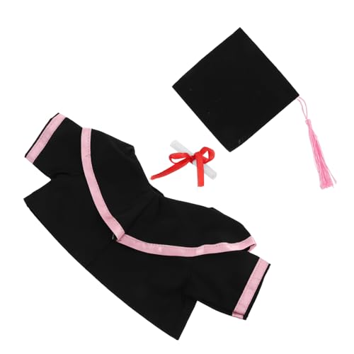 Luxshiny Abschlussbär-outfit Kuscheltier Mütze Abschlusspuppe Mütze Und Mantel Kuschelbär-tiermütze Abschlussbärentuch Plüschbär-tiermütze Puppenkleidung Für Jungen Rosa Stoff Luxshiny Abschlussbär-outfit Kuscheltier Mütze Abschlusspuppe Mütze Und Mantel Kuschelbär-tiermütze Abschlussbärentuch Plüschbär-tiermütze Puppenkleidung Für Jungen Rosa Stoff von Luxshiny