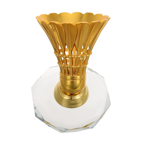Luxshiny Badminton Figurine für Auto Armaturenbrett Gold Shuttlecock Skulptur für Sportbegeisterte Hochwertiges für Innenräume für Fans und Badmintonliebhaber Hochwertige Verarbeitung und Luxshiny Badminton Figurine für Auto Armaturenbrett Gold Shuttlecock Skulptur für Sportbegeisterte Hochwertiges für Innenräume für Fans und Badmintonliebhaber Hochwertige Verarbeitung und von Luxshiny
