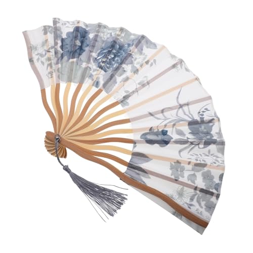 Luxshiny Chinesischer Faltfächer für Frauen Eleganter Handfächer aus Luxuriösem Stoff mit Stabilen Holzrippen für Hochzeiten Teepartys und Tanzaufführungen Vintage Fächer für Besondere Luxshiny Chinesischer Faltfächer für Frauen Eleganter Handfächer aus Luxuriösem Stoff mit Stabilen Holzrippen für Hochzeiten Teepartys und Tanzaufführungen Vintage Fächer für Besondere von Luxshiny