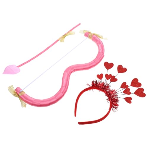 Luxshiny Cupid Kostüm Set mit Pailletten Haarreif Engelbogen und Pfeilen Herz Haaraccessoires für Valentinstag Karneval und Bühnenauftritte für Damen und Cosplay Events Luxshiny Cupid Kostüm Set mit Pailletten Haarreif Engelbogen und Pfeilen Herz Haaraccessoires für Valentinstag Karneval und Bühnenauftritte für Damen und Cosplay Events von Luxshiny
