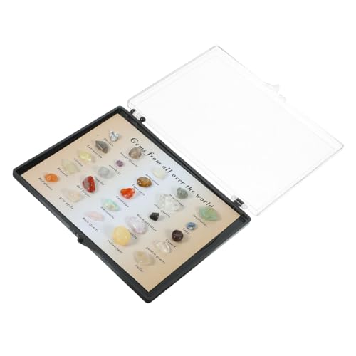 Luxshiny Dekorative Mineralsteine Set Verschiedene Natürliche zur und Dekoration Unregelmäßige Steine für Tisch und Sammlerdekoration für Zuhause und Büro von Luxshiny