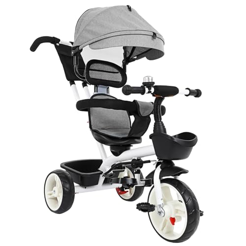 Luxshiny Dreirad Kinderwagen mit Sonnenblende Verstellbar Leicht und Tragbar für Kleinkinder Sicher und Komfortabel für Ausflüge Luxshiny Dreirad Kinderwagen mit Sonnenblende Verstellbar Leicht und Tragbar für Kleinkinder Sicher und Komfortabel für Ausflüge von Luxshiny