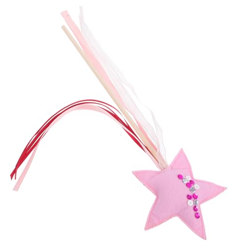 Luxshiny 1stück Dekorative Mit Für Mädchen Handheld Feenstab Als Partyfoto- Und Geburtstagsgeschenk Für Prinzessinnen Für Tanzflächen Und Feiern von Luxshiny