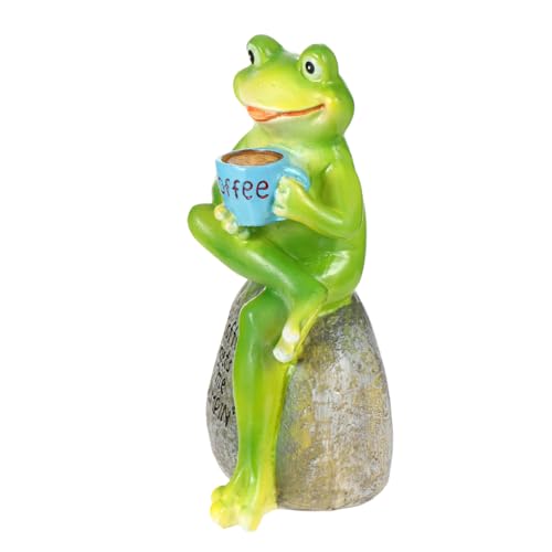 Luxshiny Frog Garden Ornament Schreibtischdeko aus Harz für Wohnzimmer Schlafzimmer Garten und Partys Liebenswerte Figur als für Dekoration für Drinnen und Draußen Luxshiny Frog Garden Ornament Schreibtischdeko aus Harz für Wohnzimmer Schlafzimmer Garten und Partys Liebenswerte Figur als für Dekoration für Drinnen und Draußen von Luxshiny