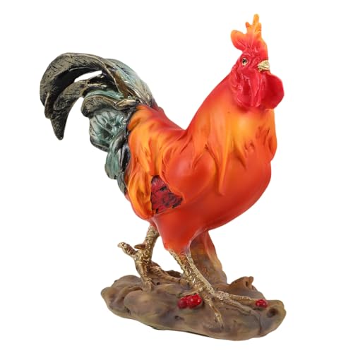 Luxshiny Hahn Skulptur Aus Kunstharz Mini Retro Bauernhoftier Realistische Hühnerfigur Für Gartendekorationen Im Freien Lernspielzeug Für Luxshiny Hahn Skulptur Aus Kunstharz Mini Retro Bauernhoftier Realistische Hühnerfigur Für Gartendekorationen Im Freien Lernspielzeug Für von Luxshiny