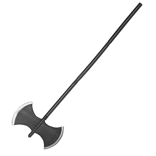 Luxshiny Halloween Kostüm Requisite Doppelaxt Gruseliges Halloween Zubehör Leichtes Requisit Cosplay Party Luxshiny Halloween Kostüm Requisite Doppelaxt Gruseliges Halloween Zubehör Leichtes Requisit Cosplay Party von Luxshiny