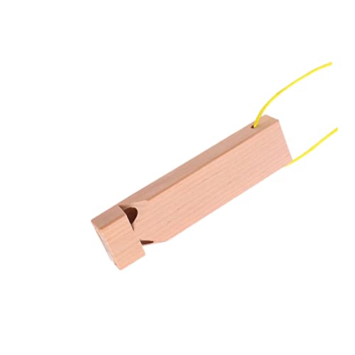 Luxshiny Holzpfeife für DIY Zugpfiff Musikinstrument für Fantasievolles Spiel für Straßenbahn Fans und Kreative Bastelprojekte von Luxshiny