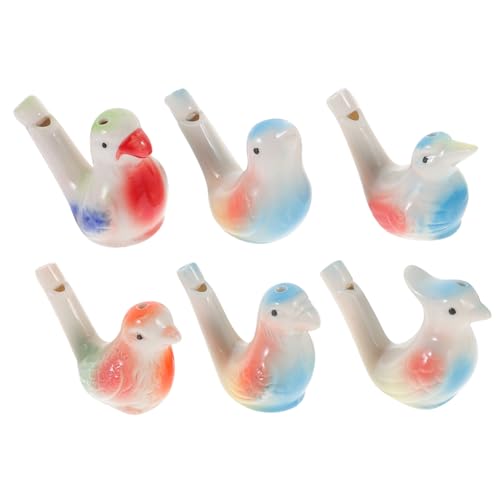 Luxshiny Keramik Vogelpfeife für Kinder – 6 Stück Musikinstrumente Spielzeug für Kinder für Partys und Bunt und Praktisch Luxshiny Keramik Vogelpfeife für Kinder – 6 Stück Musikinstrumente Spielzeug für Kinder für Partys und Bunt und Praktisch von Luxshiny