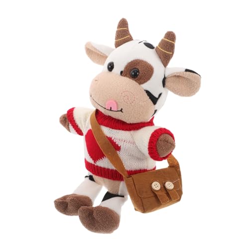 Luxshiny Kuhpuppe Wohndeko Kuh Kuschelkühe Kuh Kuscheltier Groß Klein Kuh Kuscheltier Kuhskulptur Kuhfiguren Kuh Kuscheltiere Mini Kuh Kuscheltier Kuhspielzeug Plüsch von Luxshiny