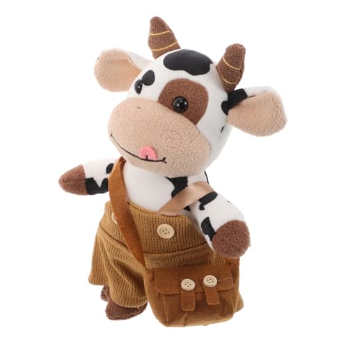 Luxshiny Kuhpuppe Wohndeko Spielzeugkühe Kuh Stofftier Große Kuh Accessoires Kuh Kuscheltiere Kuh Kuscheltier Kuh Kuschelkühe Kuh Kuscheltier Süße Kuh Kuscheltier Plüsch von Luxshiny