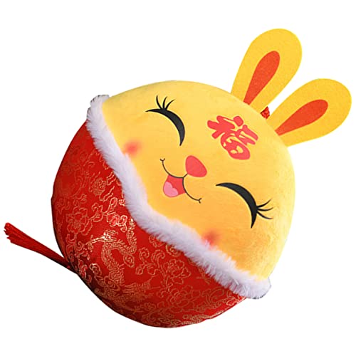 Luxshiny Kuscheltier Hase Plüschige Glücksbringer für Jahr des Hasen Neujahrsornament für Freunde Leicht und Platzsparend Süßes Design für Fröhliche Dekoration Luxshiny Kuscheltier Hase Plüschige Glücksbringer für Jahr des Hasen Neujahrsornament für Freunde Leicht und Platzsparend Süßes Design für Fröhliche Dekoration von Luxshiny