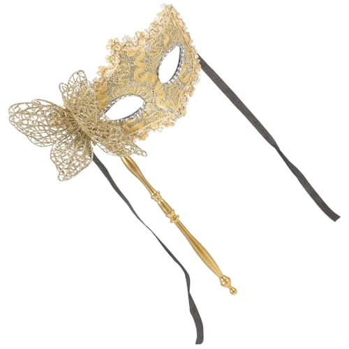 Luxshiny Maskenballmaske Mit Stab Für Damen: Handmaske Aus Gras Für Kostüme Cosplay Party Abschlussball Halloween Kostüm Tanzen Luxshiny Maskenballmaske Mit Stab Für Damen: Handmaske Aus Gras Für Kostüme Cosplay Party Abschlussball Halloween Kostüm Tanzen von Luxshiny
