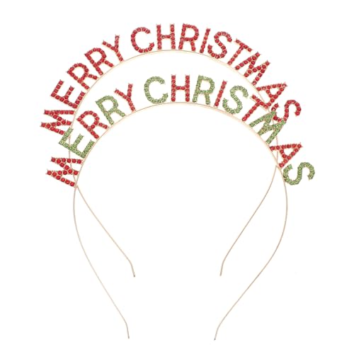 Luxshiny Merry Christmas Haarreif Weihnachten Haarschmuck 2 Stücke Christmas Haarreifen Neues Jahr Stirnband Party Krone Fotorequisiten Xmas Silvester Party Kinder Damen Gastgeschenk Luxshiny Merry Christmas Haarreif Weihnachten Haarschmuck 2 Stücke Christmas Haarreifen Neues Jahr Stirnband Party Krone Fotorequisiten Xmas Silvester Party Kinder Damen Gastgeschenk von Luxshiny