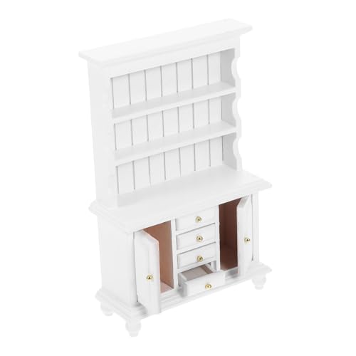 Luxshiny Puppenhausmöbel Miniatur -bücherregal Display Miniatur-bücherregalschrank Dolls House Bookshelf Mini-Display- Puppenhausbett Mini-dekoschrank Hölzern Weiß Luxshiny Puppenhausmöbel Miniatur -bücherregal Display Miniatur-bücherregalschrank Dolls House Bookshelf Mini-Display- Puppenhausbett Mini-dekoschrank Hölzern Weiß von Luxshiny