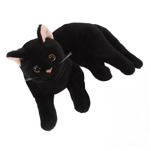 Luxshiny Realistische Schwarze Katzenfigur Kuscheltier Weiches Plüschtier Simulationskatze Lustiges Süßes Kätzchenkissen Für Heimdekoration Geburtstag Halloween Partyzubehör Luxshiny Realistische Schwarze Katzenfigur Kuscheltier Weiches Plüschtier Simulationskatze Lustiges Süßes Kätzchenkissen Für Heimdekoration Geburtstag Halloween Partyzubehör von Luxshiny