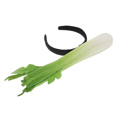 Luxshiny Sellerie Haarband Pflanzliche Haaraccessoires Gemüse-kostümzubehör Lebensechtes Grünes Gemüse Realistischer Sellerie Haarrefer Sellerie Haar Reifen Schaum Green Luxshiny Sellerie Haarband Pflanzliche Haaraccessoires Gemüse-kostümzubehör Lebensechtes Grünes Gemüse Realistischer Sellerie Haarrefer Sellerie Haar Reifen Schaum Green von Luxshiny
