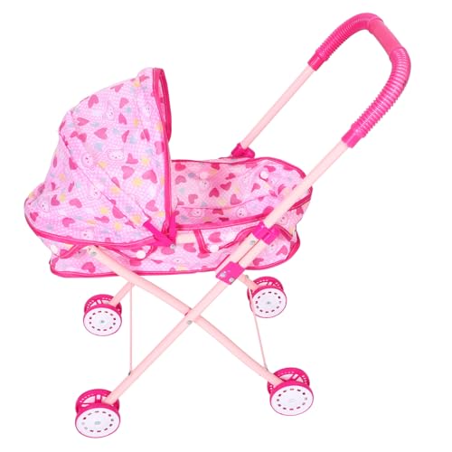 Luxshiny Simulierter Babywagen Puppenwagen Kinderwagen-spielset Spielzeugauto Kinderwagenspielzeug -Kinderwagen Für Kleinkinder Kinderwagen Eisenrahmen Rosa Luxshiny Simulierter Babywagen Puppenwagen Kinderwagen-spielset Spielzeugauto Kinderwagenspielzeug -Kinderwagen Für Kleinkinder Kinderwagen Eisenrahmen Rosa von Luxshiny