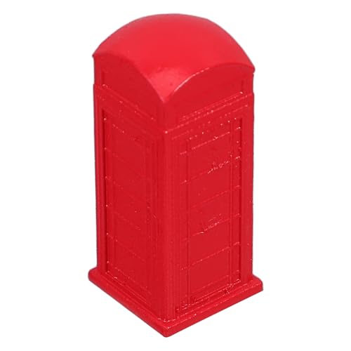 Luxshiny Telefonzelle Modell Rote für Diorama Szenen Authentische Dekoration und Sammlerstück für Vintage Souvenirs Luxshiny Telefonzelle Modell Rote für Diorama Szenen Authentische Dekoration und Sammlerstück für Vintage Souvenirs von Luxshiny