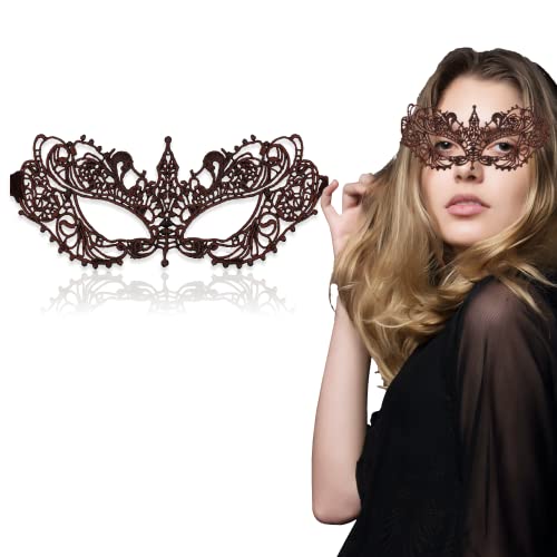 Luxury Mask Maskerade-Maske für Damen, Spitzen-Masken für Maskerade-Partys, Ana Mokka, Einheitsgre Luxury Mask Maskerade-Maske für Damen, Spitzen-Masken für Maskerade-Partys, Ana Mokka, Einheitsgre von Luxury Mask