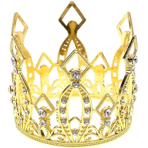 Krone Kuchen Topper Vintage Tiara Kuchen Ornamente Krone Kuchen Dekorationen Für Hochzeit Geburtstag Baby Dusche Königin Prinzessin Kuchen Foto Party von Luxylei