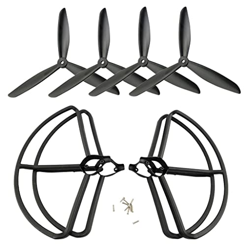 Luzhengyang 3-Blatt-Propeller+ive-Ringe für H501S Quadcopter. und einfach zu installieren.Perfektes Upgrade-Zubehör für RC-Drohnen-Enthusiasten von Luzhengyang