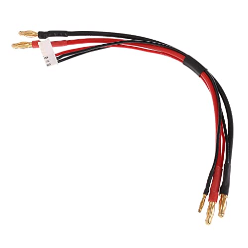 Luzhengyang 4 mm Goldstecker Ladekabel für RC Drohne 2S Akku mit 14AWG 22AWG Silikonkabel - Perfekte Bananensteckerverbindung von Luzhengyang