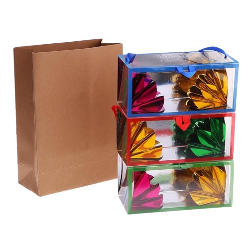 Luzhengyang Party Magic Flower Box Trick Kit für Kinder und Erwachsene – 3 Stück Papiertüten-Blumenkästen erscheinen Illusions-Requisiten für Comedy-Show und Geburtstage Luzhengyang Party Magic Flower Box Trick Kit für Kinder und Erwachsene – 3 Stück Papiertüten-Blumenkästen erscheinen Illusions-Requisiten für Comedy-Show und Geburtstage von Luzhengyang