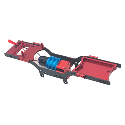 Luzhengyang Rüsten Sie Ihren RC-Crawler mit Vollmetall-Chassis-Rahmen-Set auf, einfach zu bedienen, ideal für Heimwerker, passend für MN-90 MN-99S, Metallkonstruktion von Luzhengyang