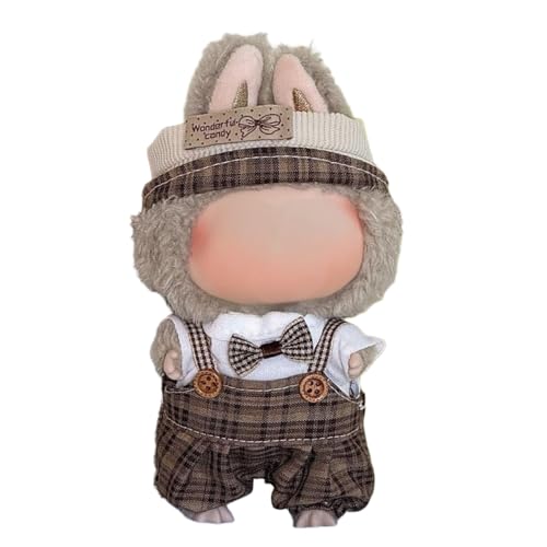 Lvguang 17cm La-bu Monster Puppen Kleidung Geschenkset - Wechselbares Outfit mit Mütze für 16-18cm Plüschtiere Lvguang 17cm La-bu Monster Puppen Kleidung Geschenkset - Wechselbares Outfit mit Mütze für 16-18cm Plüschtiere von Lvguang
