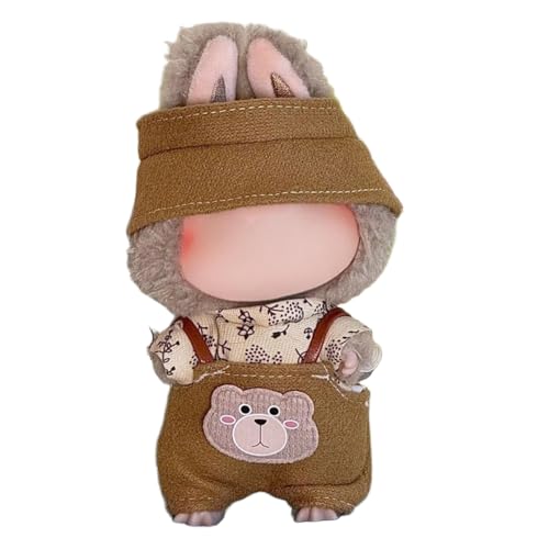 Lvguang 17cm La-bu Monster Puppen Kleidung Geschenkset - Wechselbares Outfit mit Mütze für 16-18cm Plüschtiere Lvguang 17cm La-bu Monster Puppen Kleidung Geschenkset - Wechselbares Outfit mit Mütze für 16-18cm Plüschtiere von Lvguang