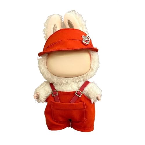 Lvguang 17cm La-bu Süße Monster Puppen Kleidung - Wechselbares Set mit Abnehmbarer Mütze für 17cm Stofftiere Lvguang 17cm La-bu Süße Monster Puppen Kleidung - Wechselbares Set mit Abnehmbarer Mütze für 17cm Stofftiere von Lvguang