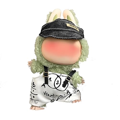 Lvguang 17cm La-bu Süße Monster Puppen Kleidung - Wechselbares Set mit Abnehmbarer Mütze für 17cm Stofftiere Lvguang 17cm La-bu Süße Monster Puppen Kleidung - Wechselbares Set mit Abnehmbarer Mütze für 17cm Stofftiere von Lvguang