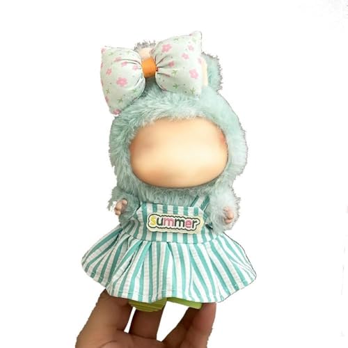 Lvguang 17cm La-bu Weihnachts Kleidung für Monster Puppen - Wechselbares Plüschtier Kostüm mit Hut, Perfekt 17cm Lvguang 17cm La-bu Weihnachts Kleidung für Monster Puppen - Wechselbares Plüschtier Kostüm mit Hut, Perfekt 17cm von Lvguang