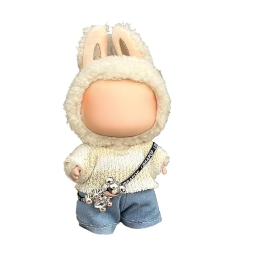 Lvguang 17cm La-bu Weihnachts Kleidung für Monster Puppen - Wechselbares Plüschtier Kostüm mit Hut, Perfekt 17cm Lvguang 17cm La-bu Weihnachts Kleidung für Monster Puppen - Wechselbares Plüschtier Kostüm mit Hut, Perfekt 17cm von Lvguang