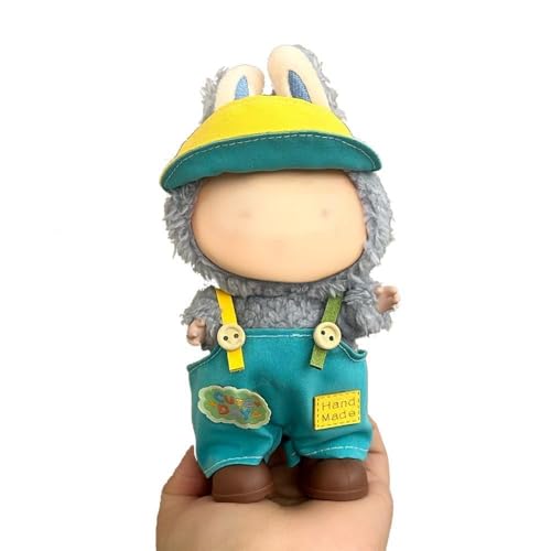 Lvguang 17cm La-bu Weihnachts Kleidung für Monster Puppen - Wechselbares Plüschtier Kostüm mit Hut, Perfekt 17cm Lvguang 17cm La-bu Weihnachts Kleidung für Monster Puppen - Wechselbares Plüschtier Kostüm mit Hut, Perfekt 17cm von Lvguang