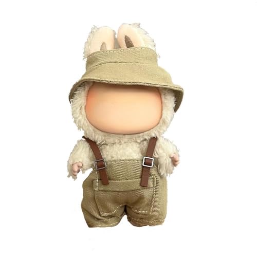 Lvguang 17cm La-bu Weihnachts Kleidung für Monster Puppen - Wechselbares Plüschtier Kostüm mit Hut, Perfekt 17cm Lvguang 17cm La-bu Weihnachts Kleidung für Monster Puppen - Wechselbares Plüschtier Kostüm mit Hut, Perfekt 17cm von Lvguang