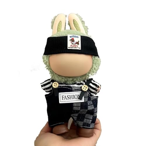 Lvguang 17cm La-bu Weihnachts Kleidung für Monster Puppen - Wechselbares Plüschtier Kostüm mit Hut, Perfekt 17cm Lvguang 17cm La-bu Weihnachts Kleidung für Monster Puppen - Wechselbares Plüschtier Kostüm mit Hut, Perfekt 17cm von Lvguang